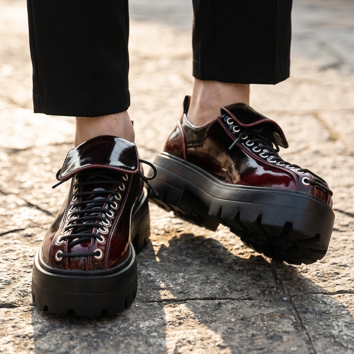 Cameron Leather Lug Derbies