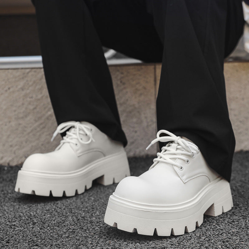 Enzo Genuine Leather Retro Derbies