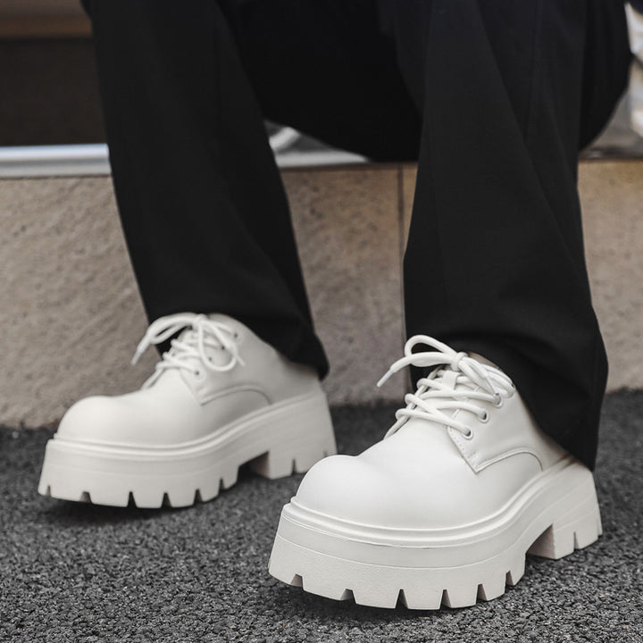 Enzo Genuine Leather Retro Derbies
