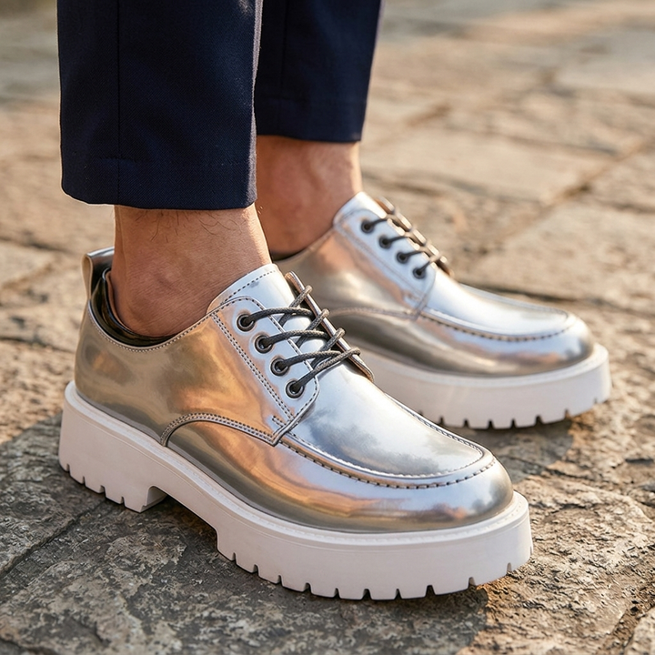 Lennox Metallic Lug Derbies