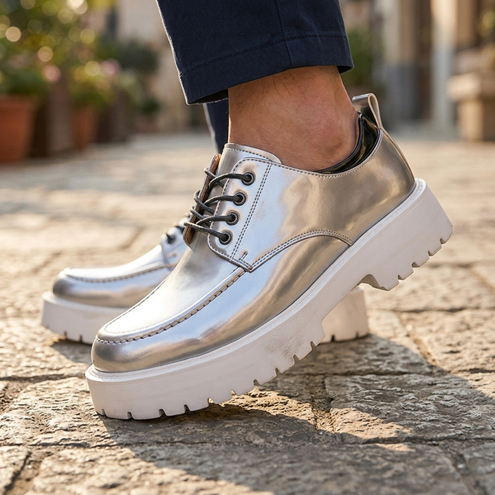 Lennox Metallic Lug Derbies