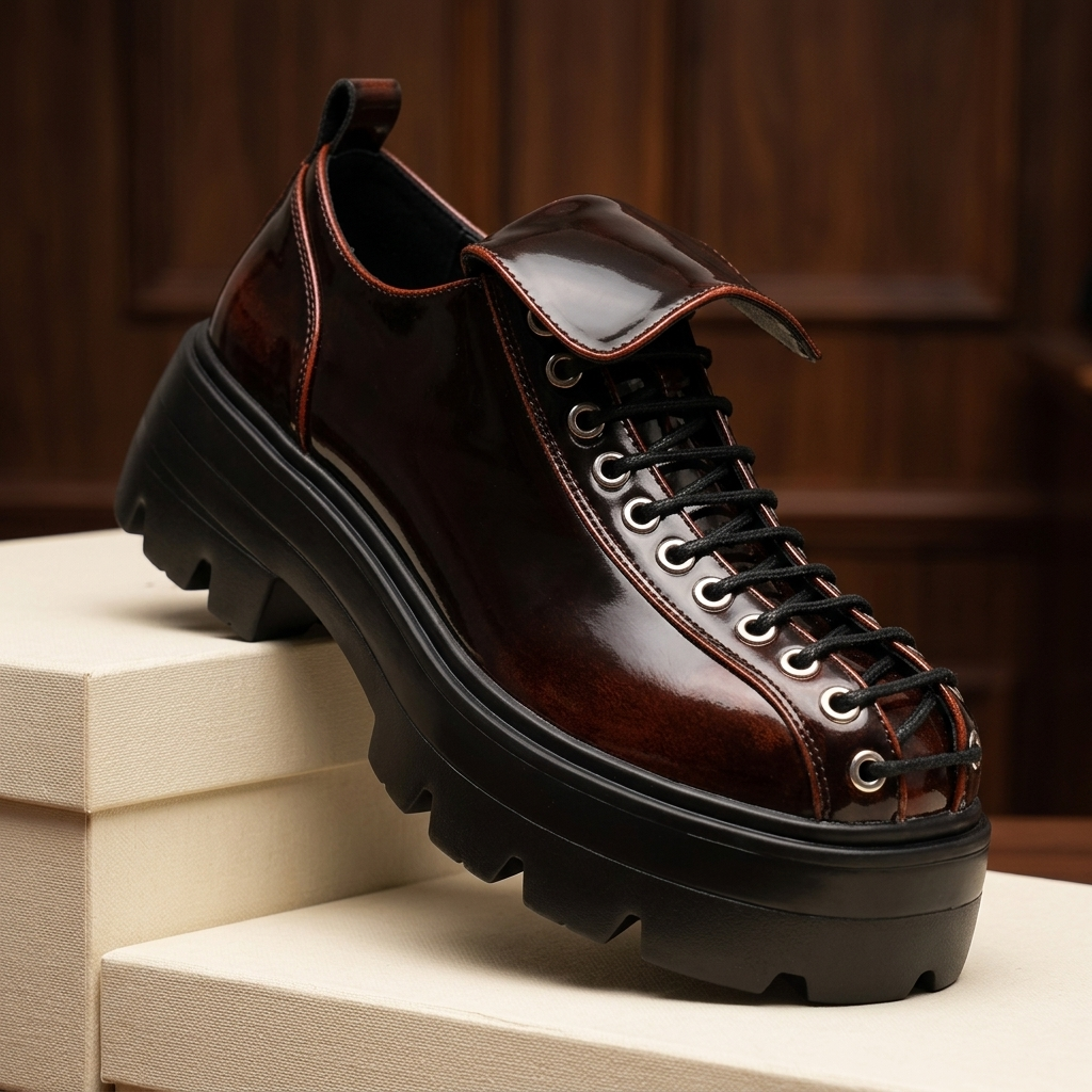 Cameron Leather Lug Derbies