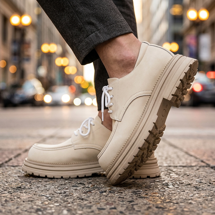 Beckett Leather Lug Derbies