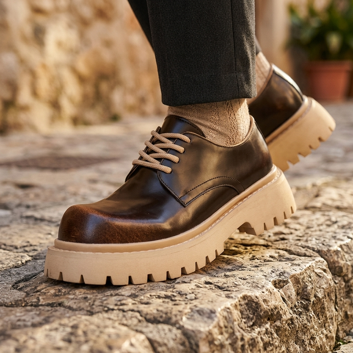 Callahan Dual-Tone Leather Derbies