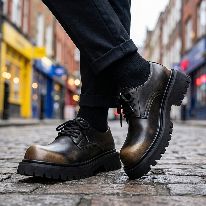 Callahan Dual-Tone Leather Derbies
