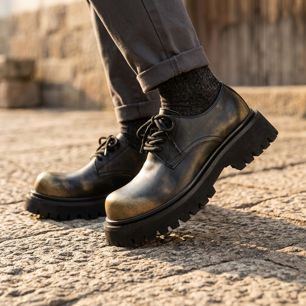 Callahan Dual-Tone Leather Derbies