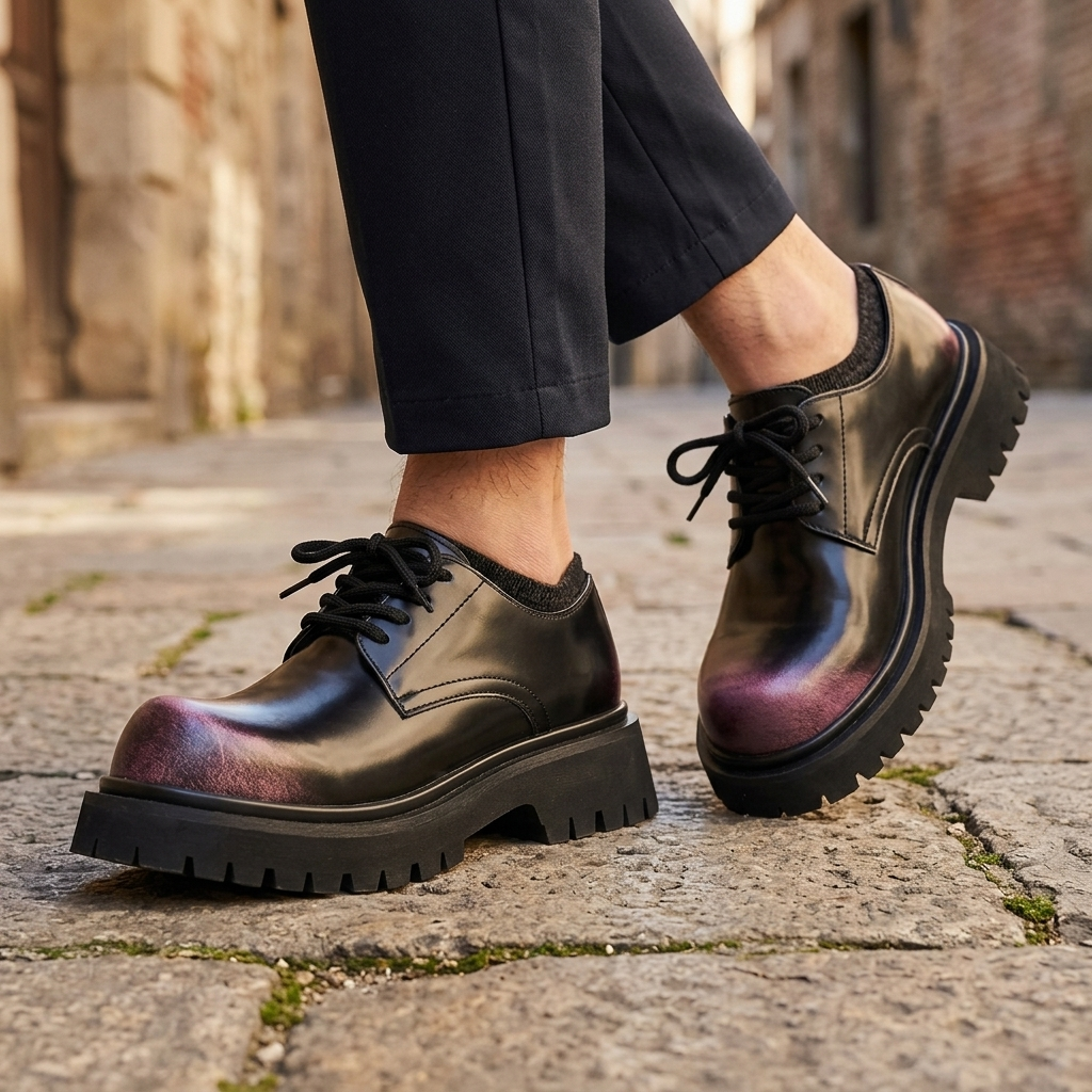 Callahan Dual-Tone Leather Derbies