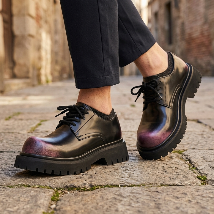 Callahan Dual-Tone Leather Derbies
