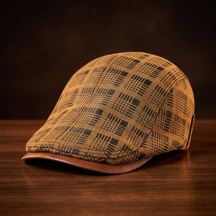 Everett Leather Ivy Cap