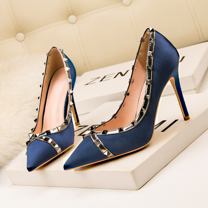 Zevara Studded Heels