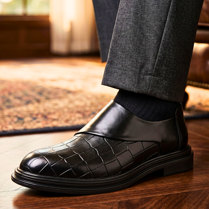 Ashton Thatcher Leather Derbies