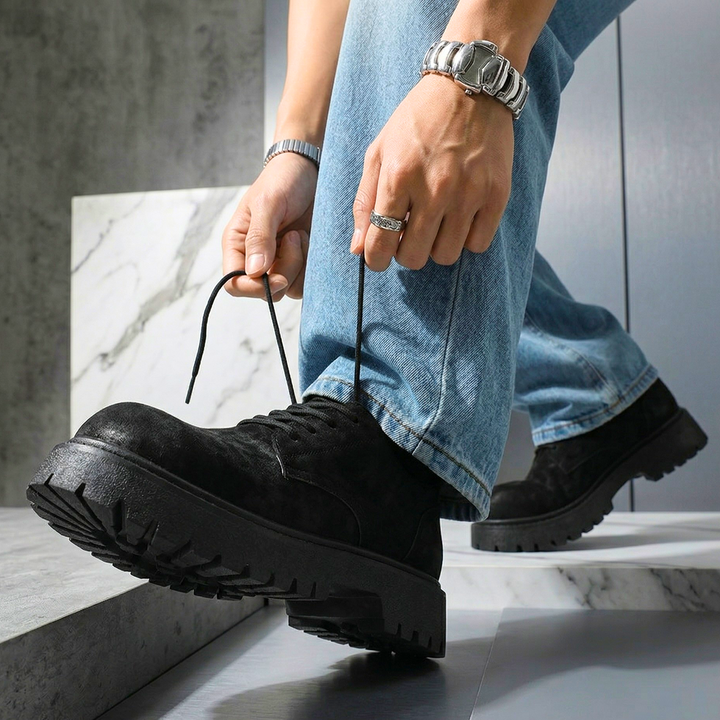 Benton Lug Sole Leather Derbies