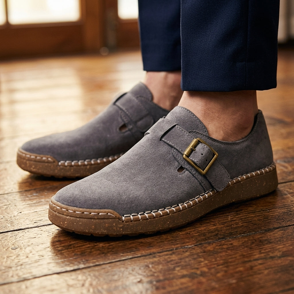 Hudson Leather Slip Ons