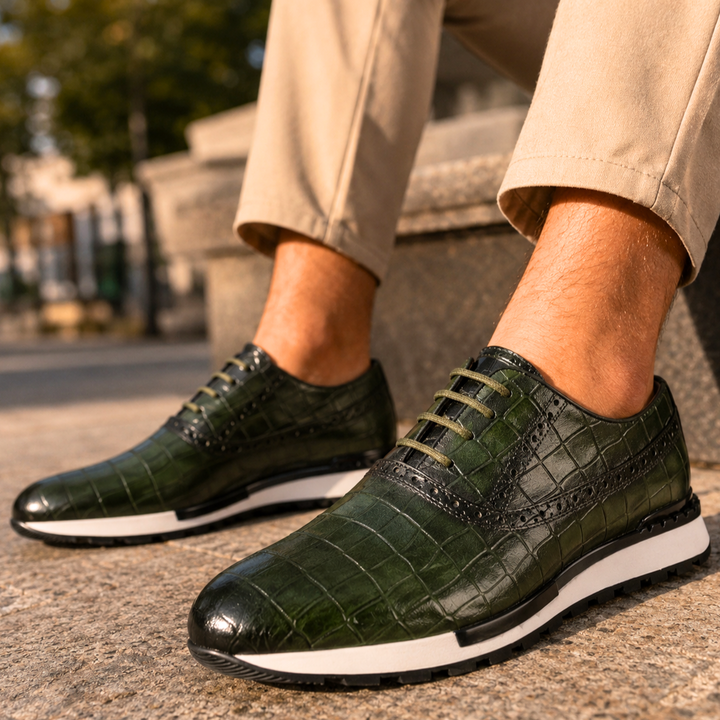 Parker Genuine Leather Dress Sneakers