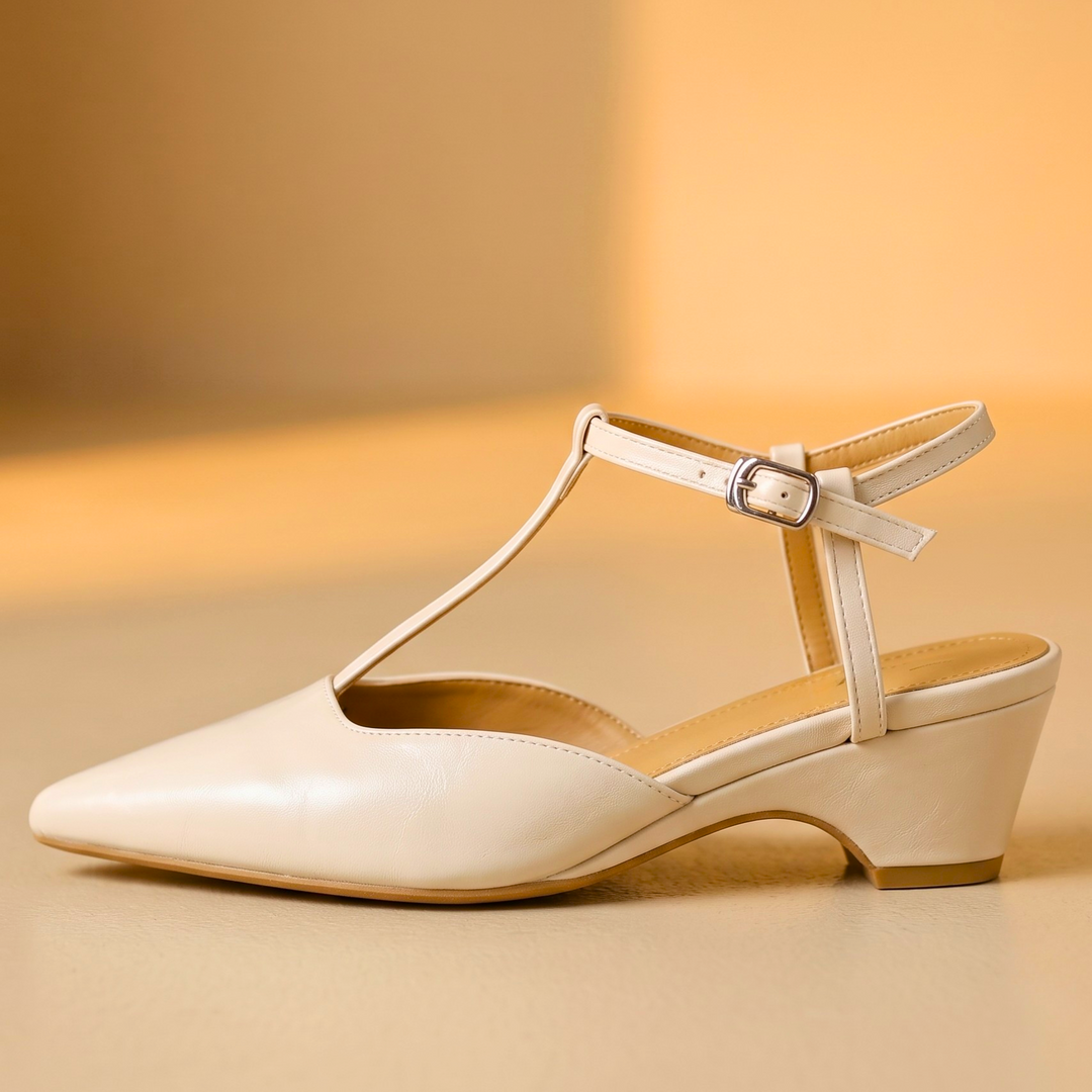 Adeline Genuine Leather Slingbacks