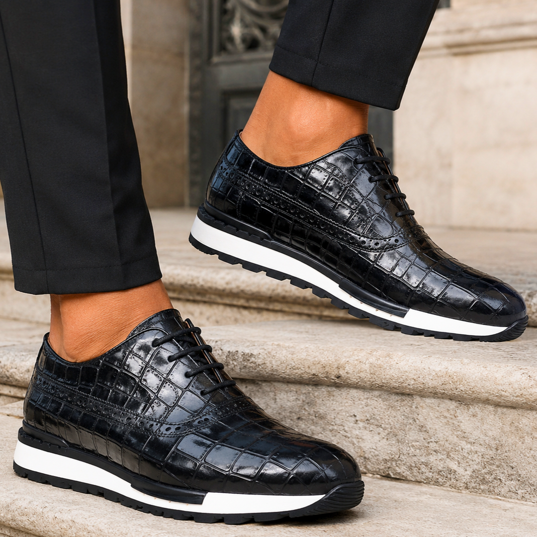 Parker Genuine Leather Dress Sneakers