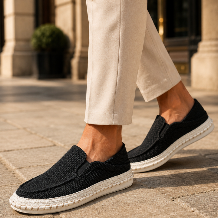 Riviera Woven Slip On Loafers