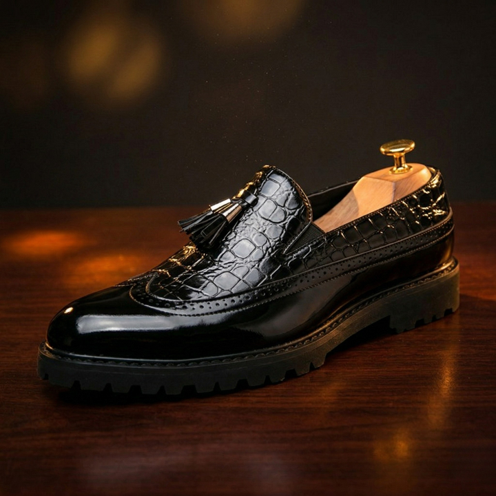 Giovanni Rosso Leather Loafers