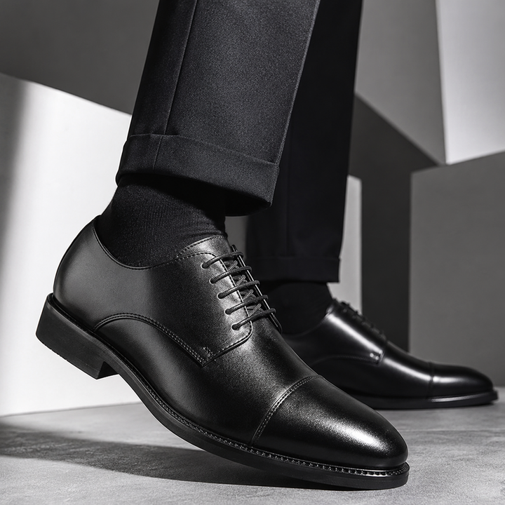 Winston Burnished Leather Oxfords