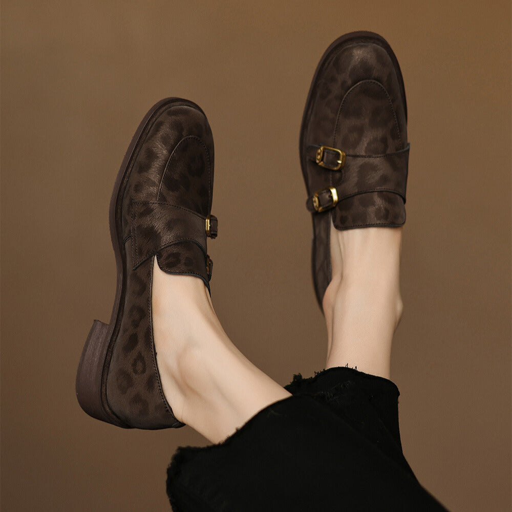 Savona Leopard Loafers