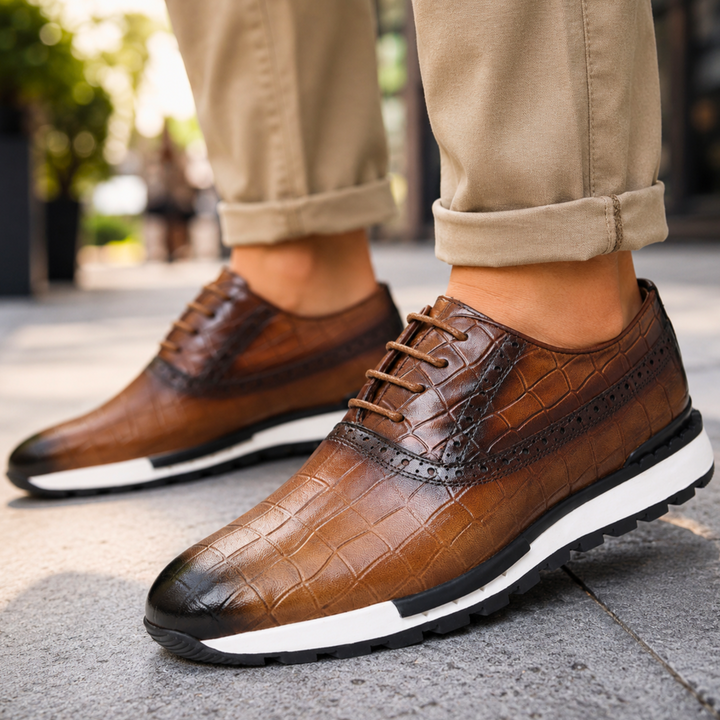 Parker Genuine Leather Dress Sneakers