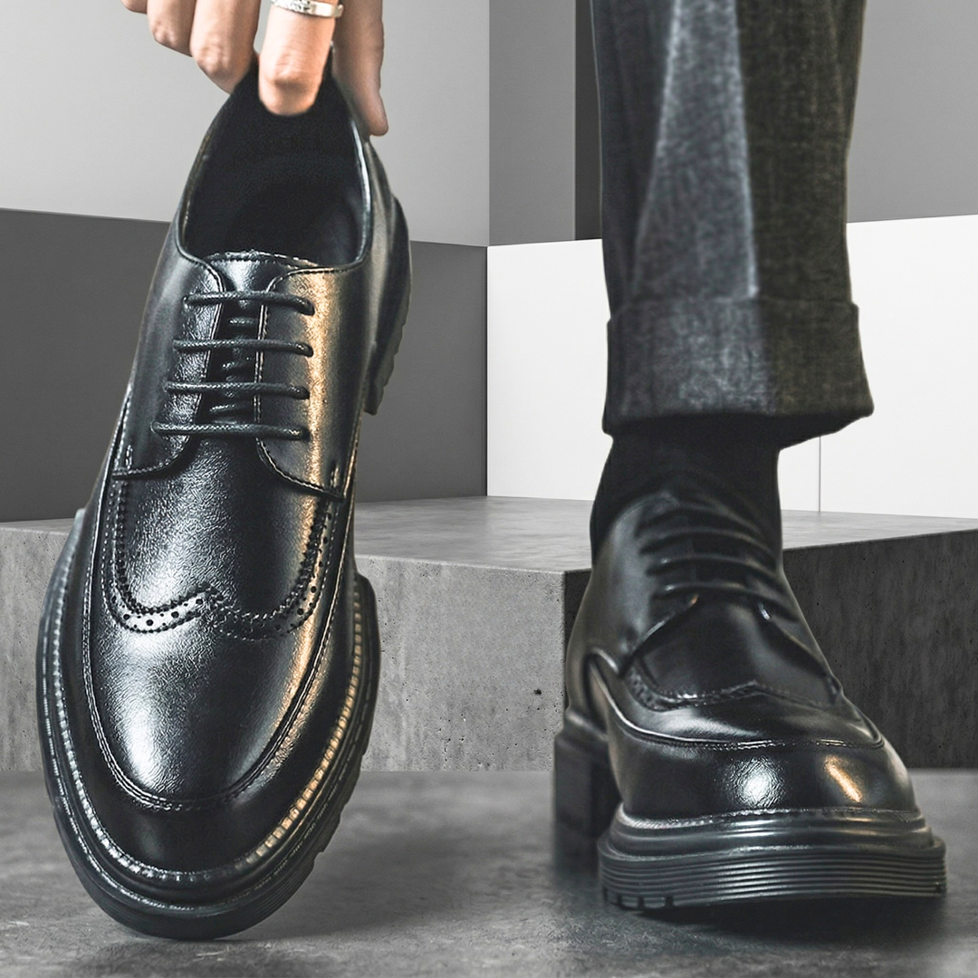 Vincenzo Genuine Leather Derbies