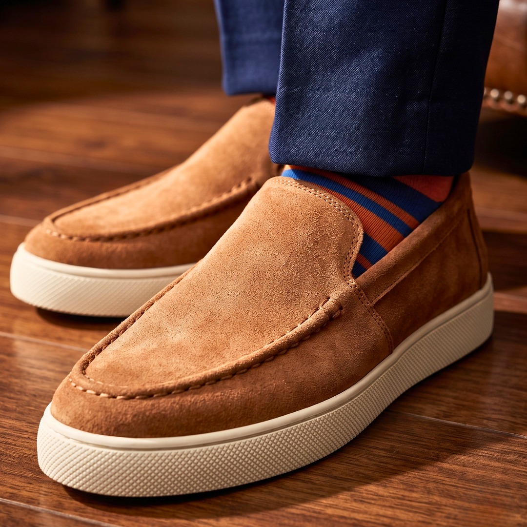 Carter Suede Slip-On Loafers