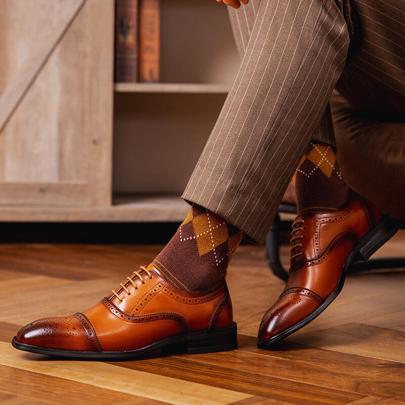 Classic Gentleman’s Leather Oxfords