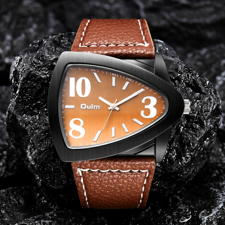 Hudson Tonneau Leather Watch