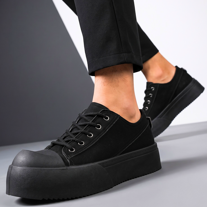 Easton Suede Platform Sneakers