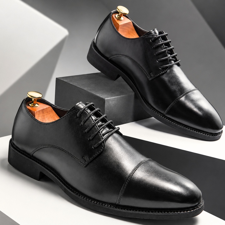 Winston Burnished Leather Oxfords