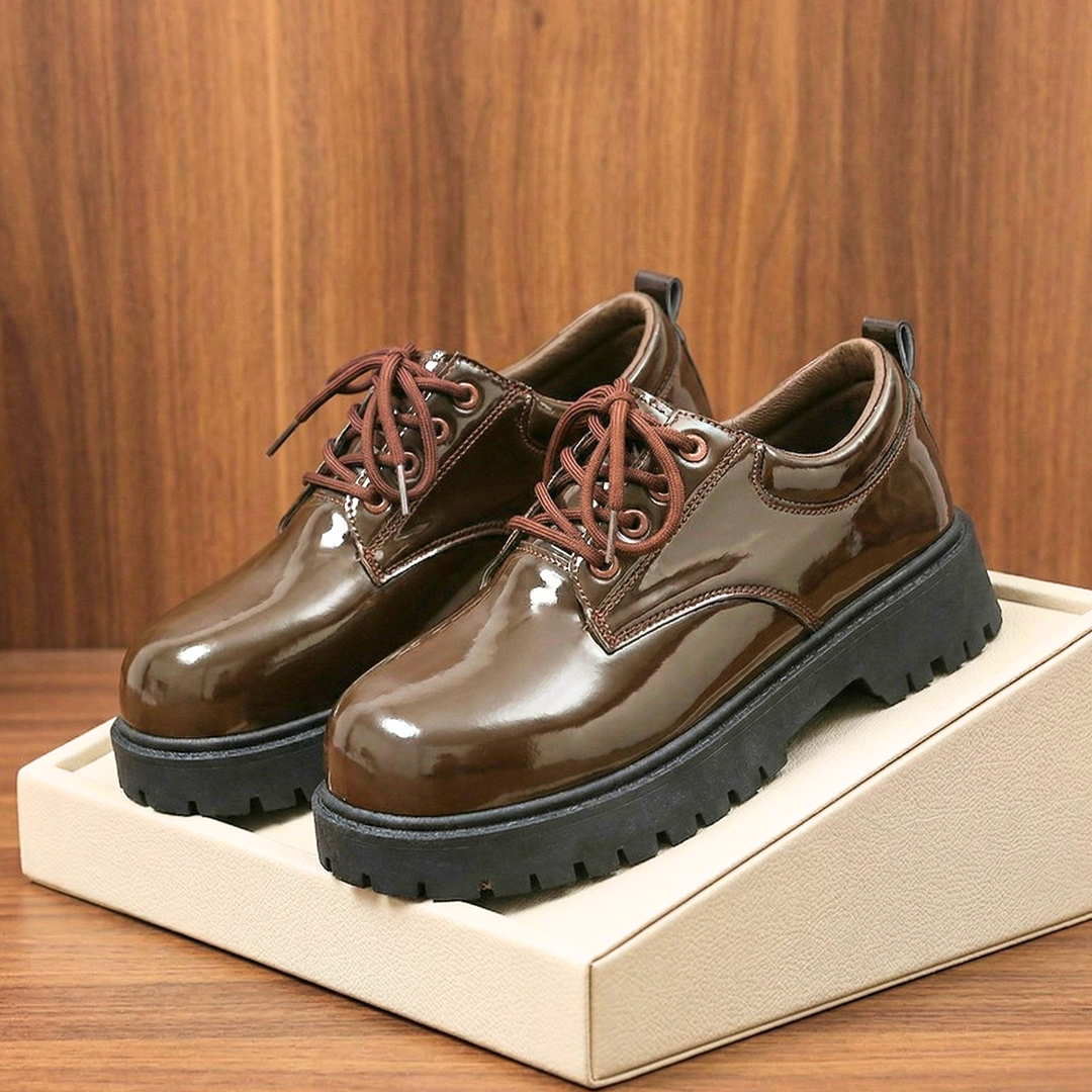 Vincenzo Leather Derbies