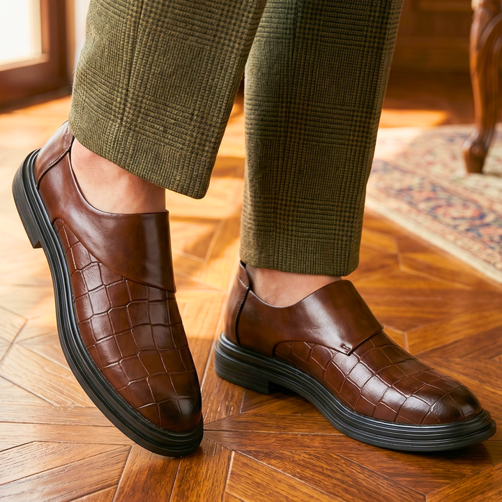 Ashton Thatcher Leather Derbies