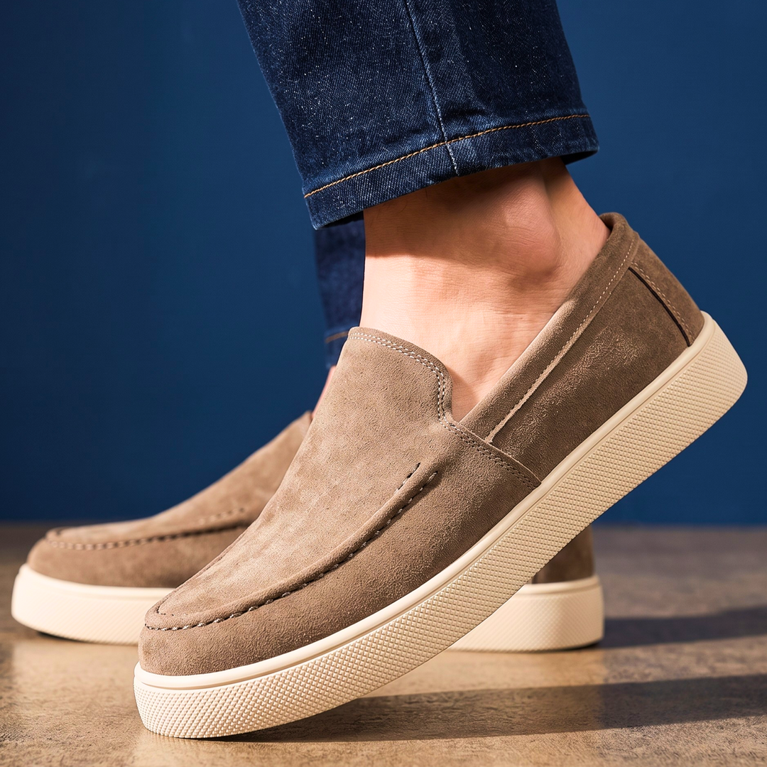 Carter Suede Slip-On Loafers