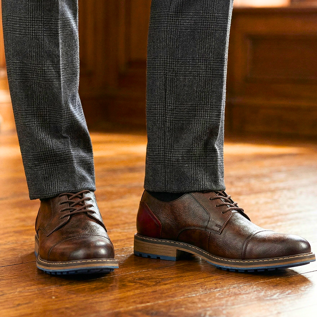 Caruso Genuine Leather Lace-Ups