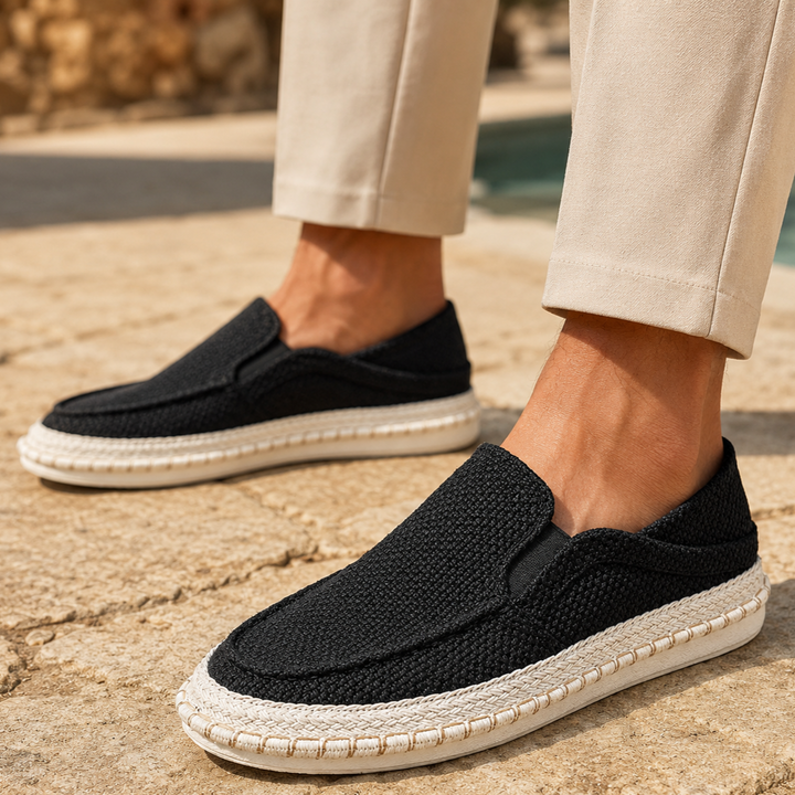 Riviera Woven Slip On Loafers
