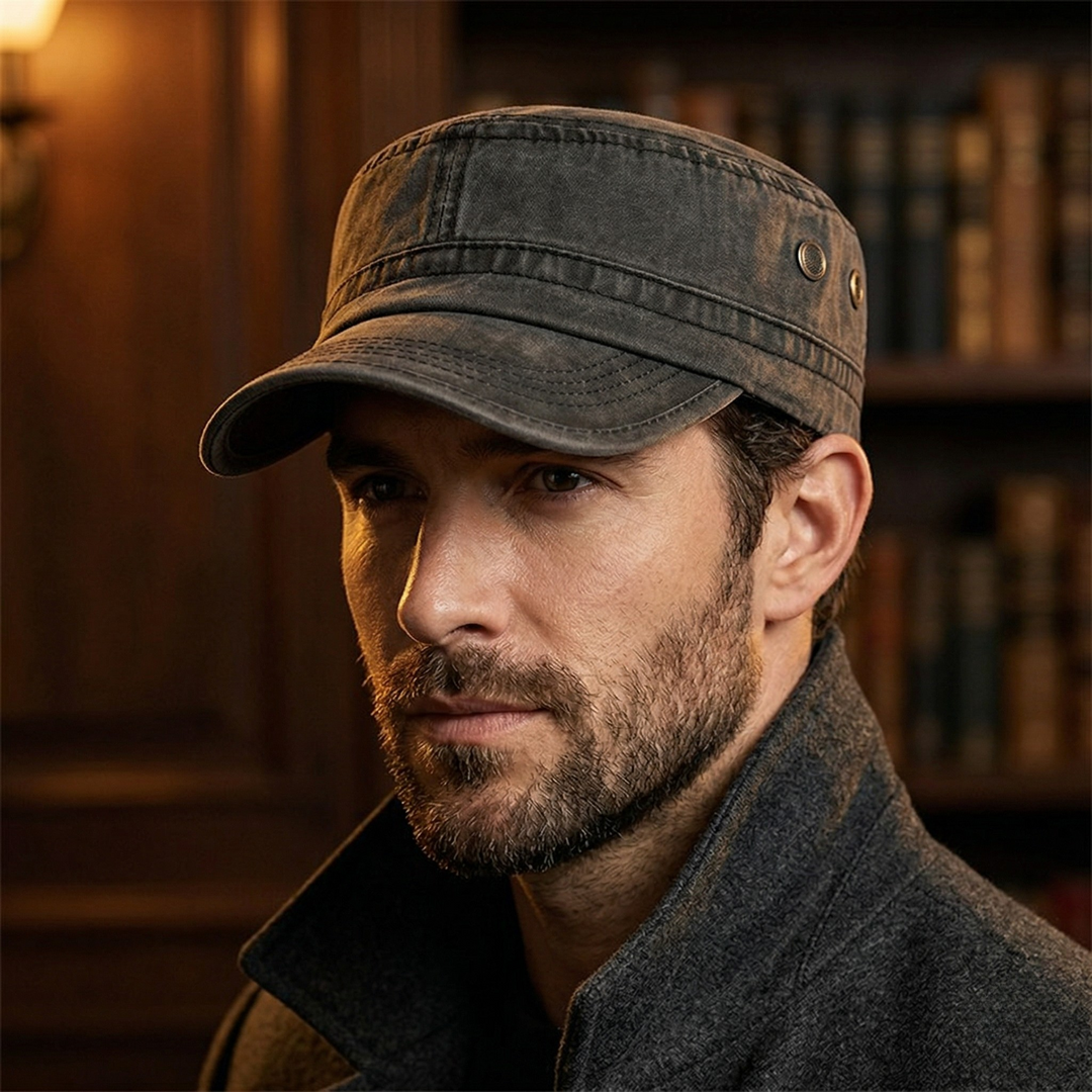 Caden Vintage Denim Cap