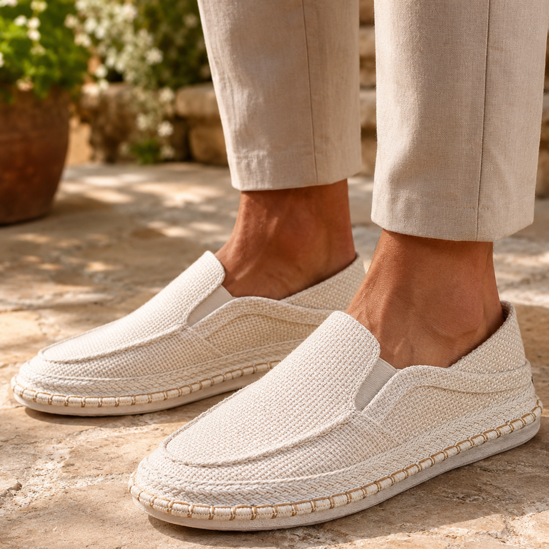Riviera Woven Slip On Loafers