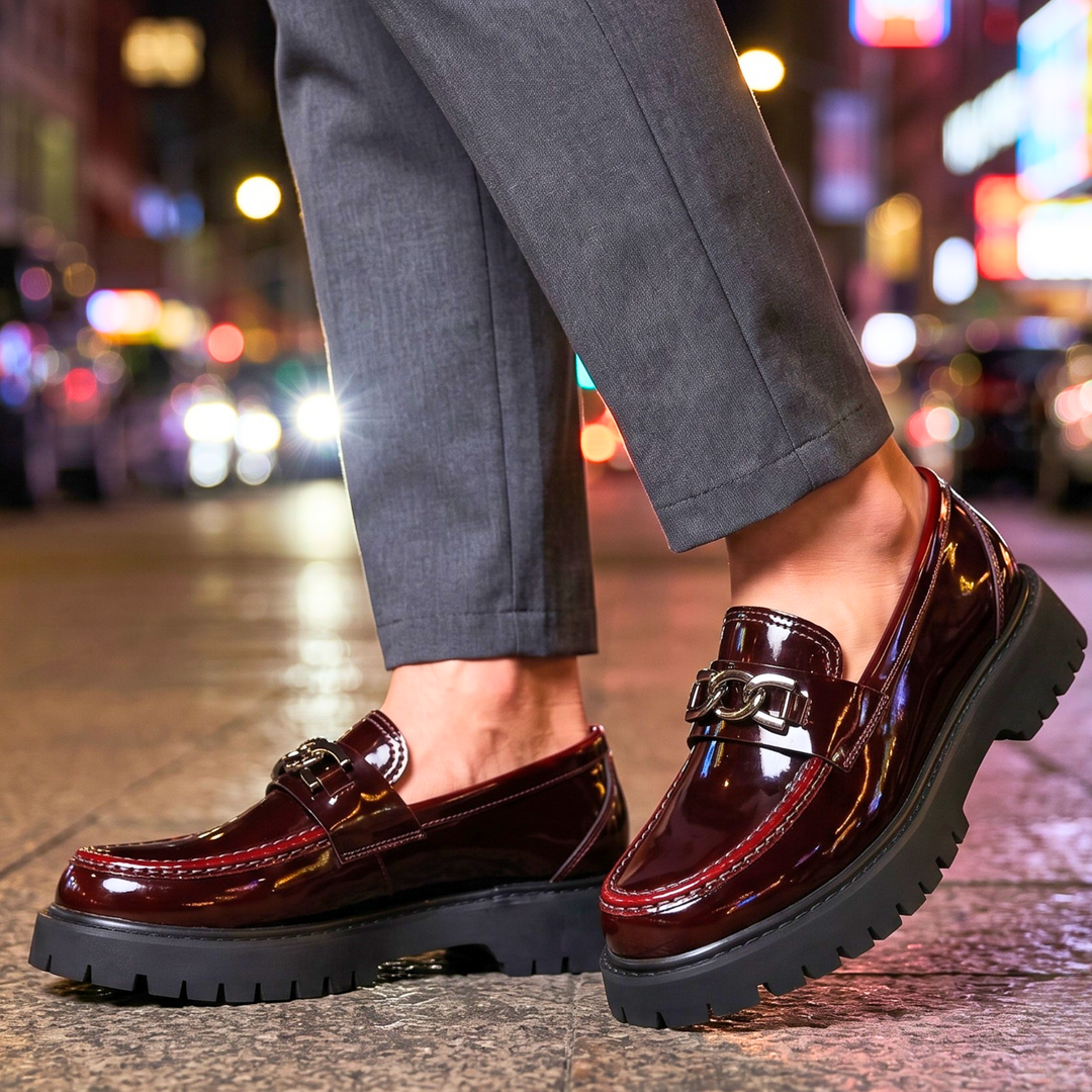 Maison Leather Derbies