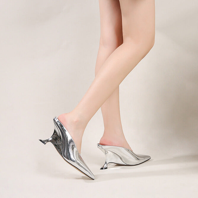 Lustra Heeled Mules