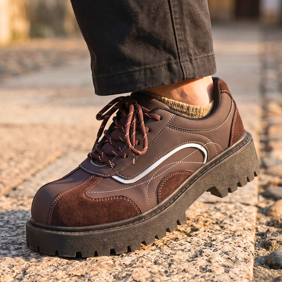 Maverick Retro Leather Derbies