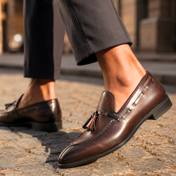 Giovanni Leather Dress Loafers