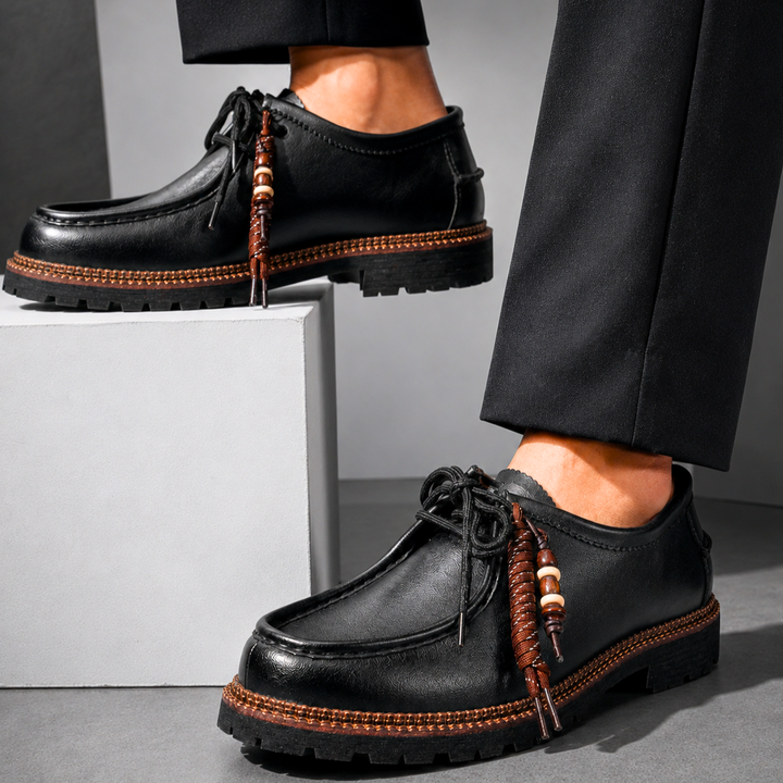 Marino Leather Lug Loafers