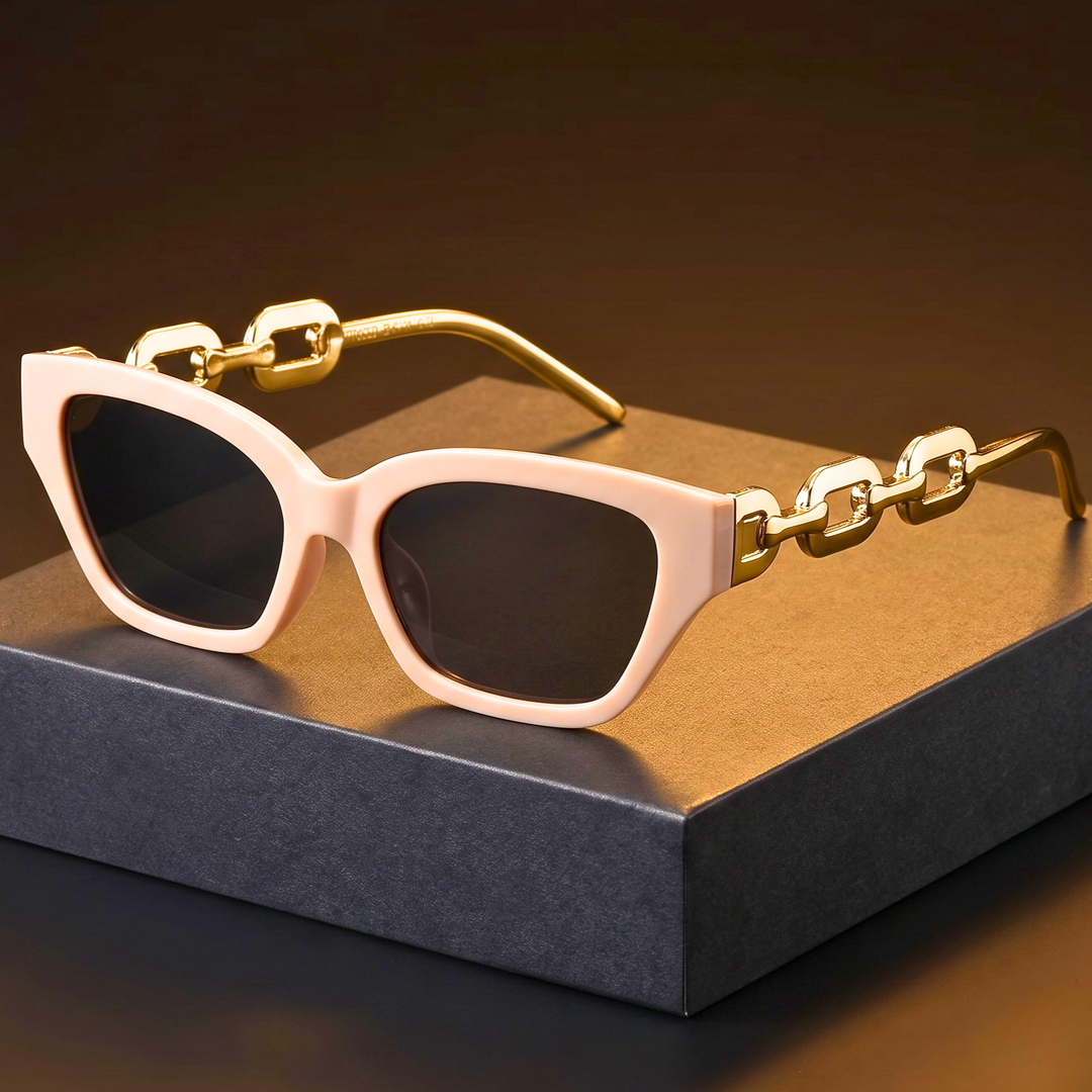 Valencia Gold-Link Sunglasses