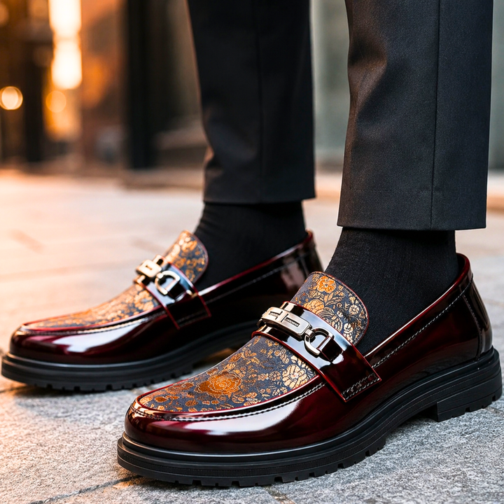 Maddox Retro Leather Derbies