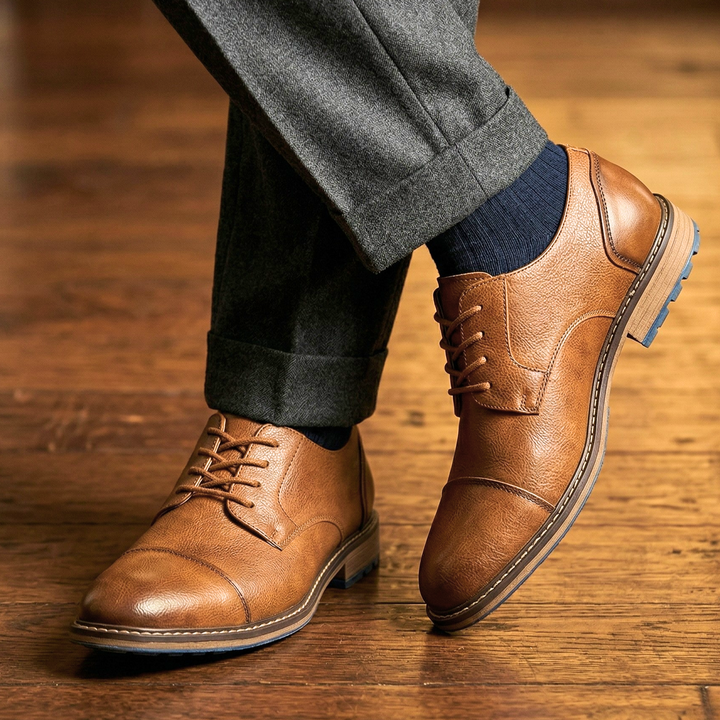 Caruso Genuine Leather Lace-Ups