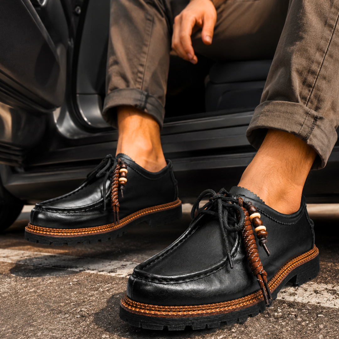 Marino Leather Lug Loafers