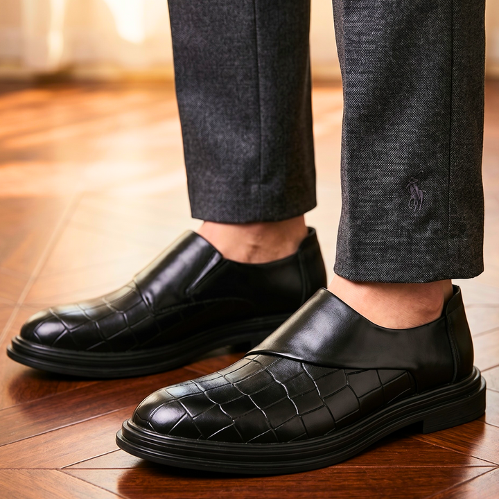 Ashton Thatcher Leather Derbies