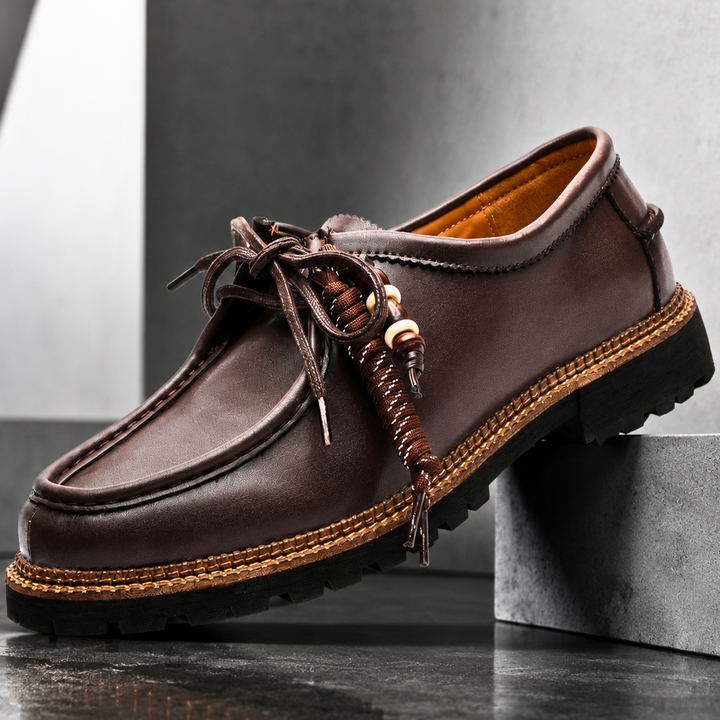 Marino Leather Lug Loafers