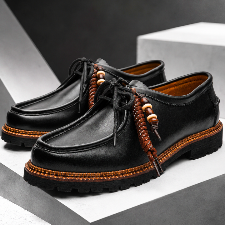 Marino Leather Lug Loafers